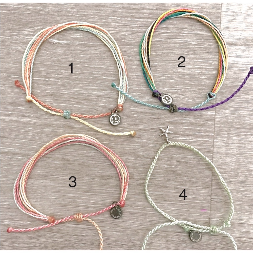Bundle of 4 Pura Vida Bracelets